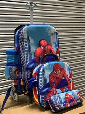 Boys Character Trolley School Bag Set 3 In 1  Bag
