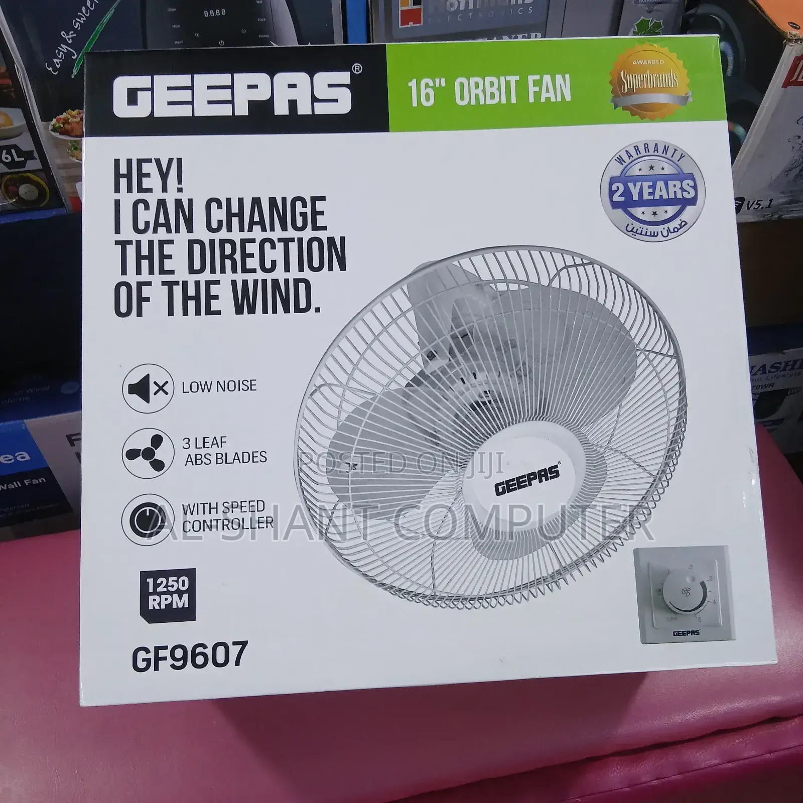 Geepas 16inch Ceiling Fan/Orbit Fan