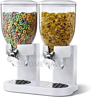 Double Dry Food Cereal Dispenser