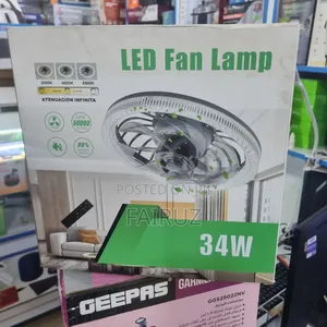 Led Ceiling Fan Light With Remote 34w
