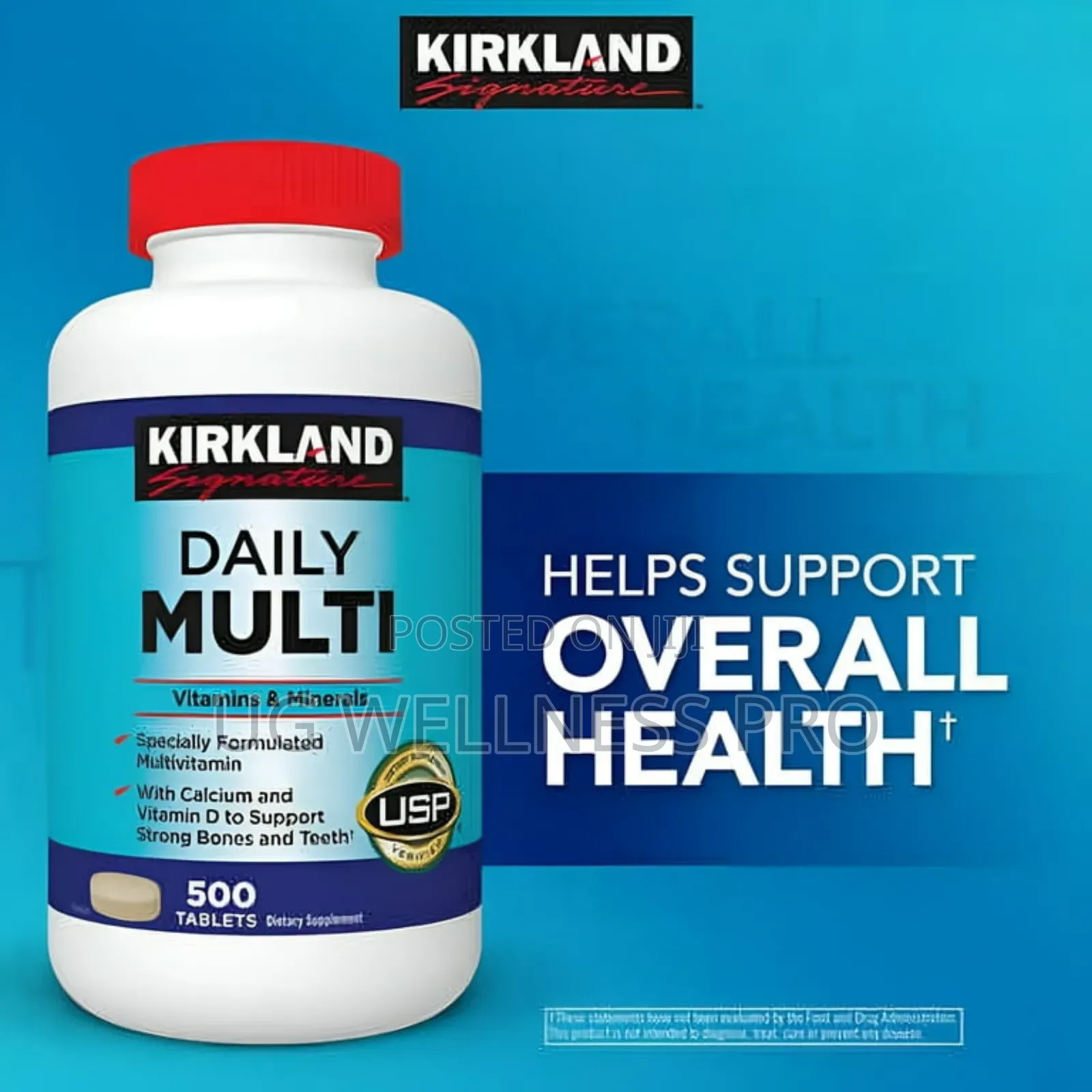Kirkland Signature Daily Multi, 500 Tablets