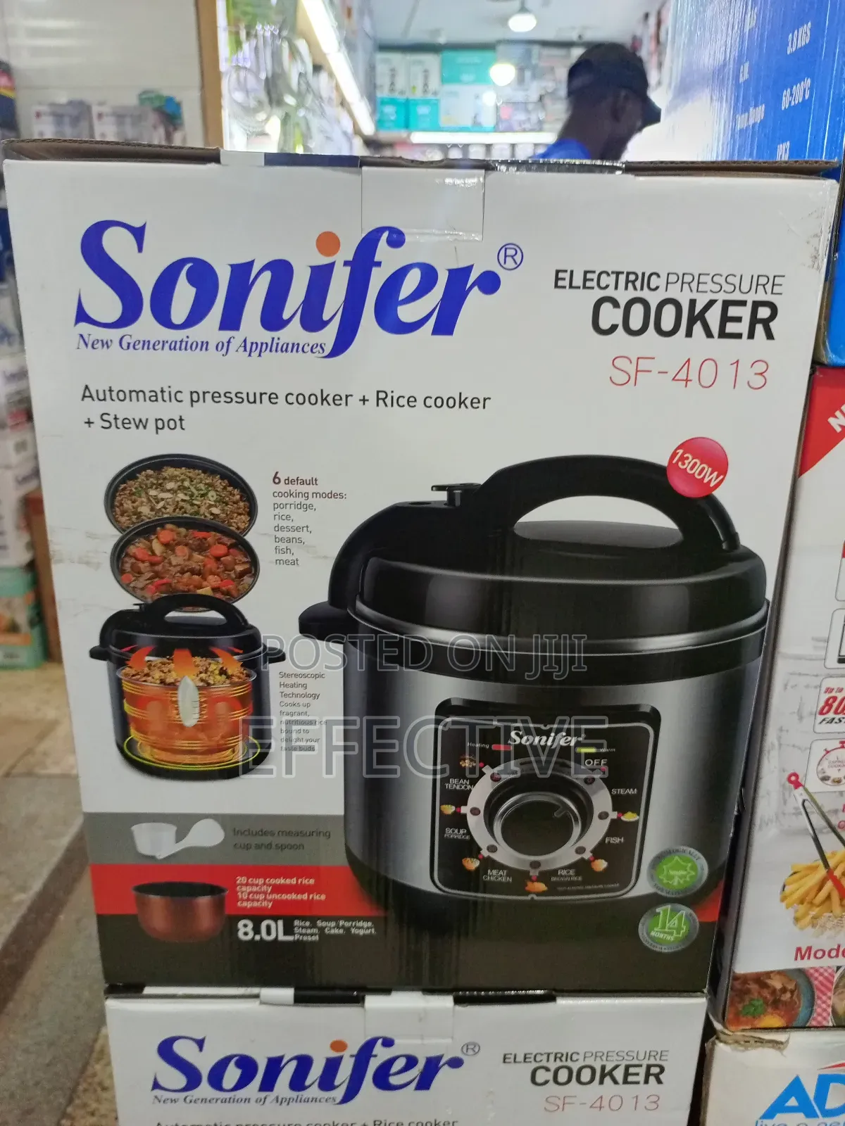 Sonifer Electric Pressure Cooker 8l.
