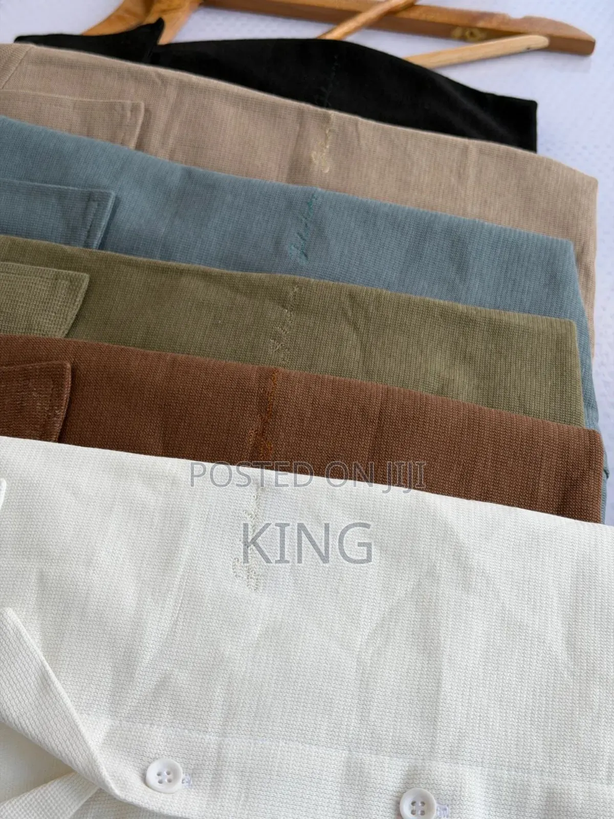 Men's Short-Sleeved Cuban Collar Shirts