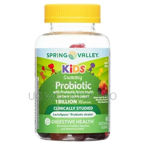 Kids Probiotic With Prebiotic for Digestive 1 Billion Cfu, 60 Gummies