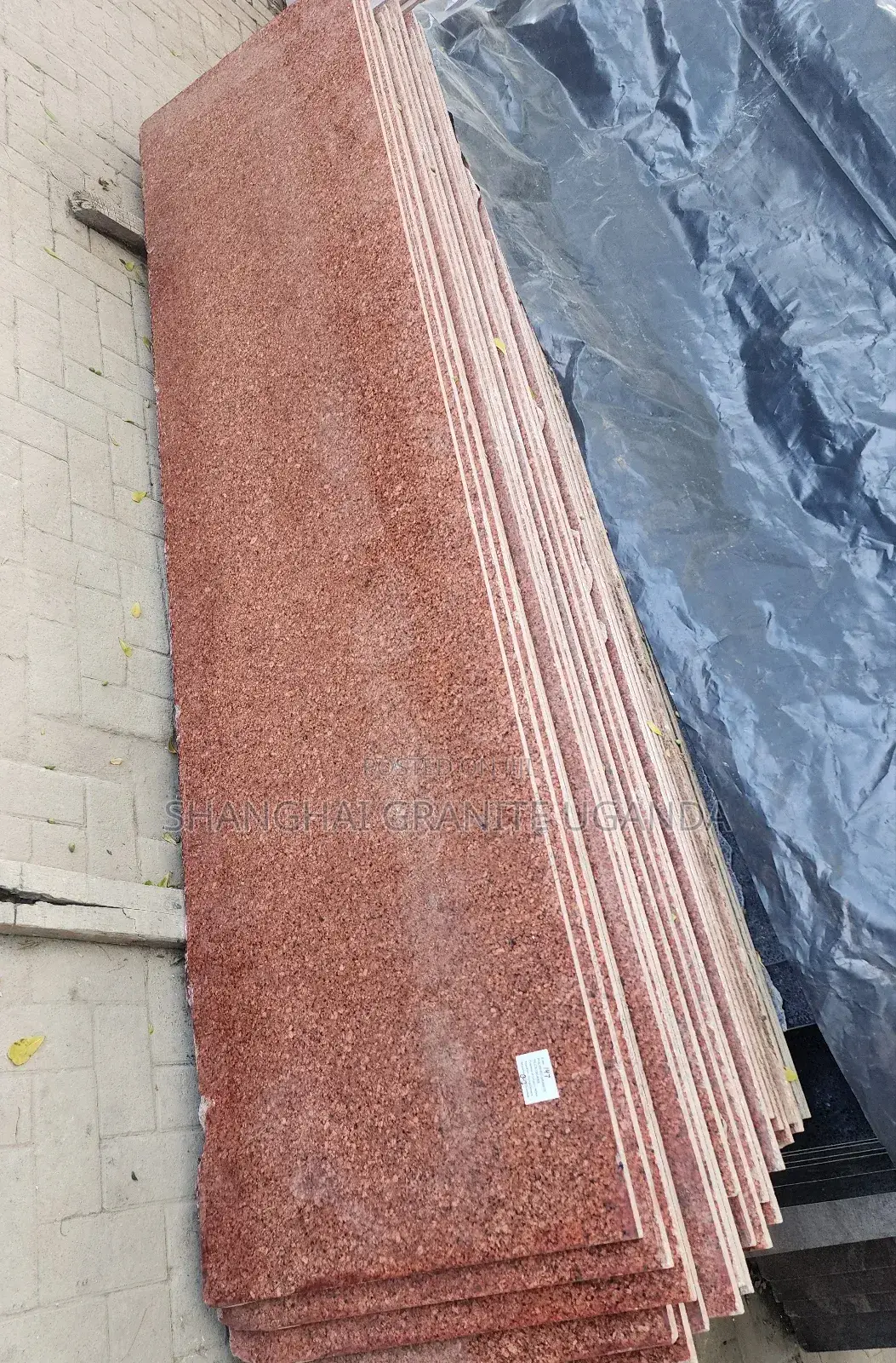 Strong Beautiful Red Brown Local Granite Stone