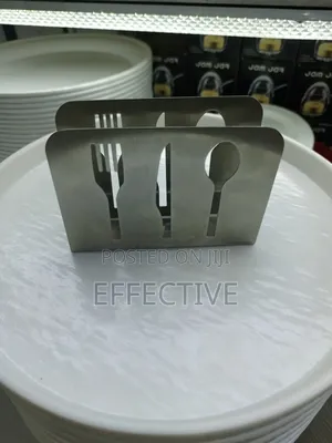 Stainless Steel Napkin Holder.