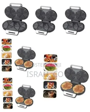 DSP Double Waffle Maker With Mini Heart-Shaped