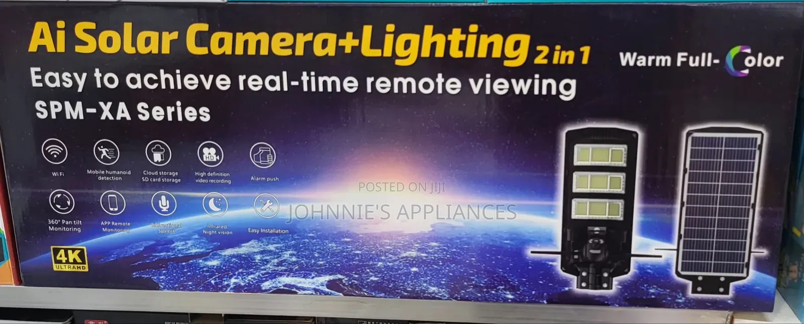 All-in-One Solar Led Street Light With Motion Sensor Remote Control