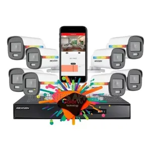 Hikvision Colorvu 8-Channel CCTV Kit – 24/7 Full-Color Security System