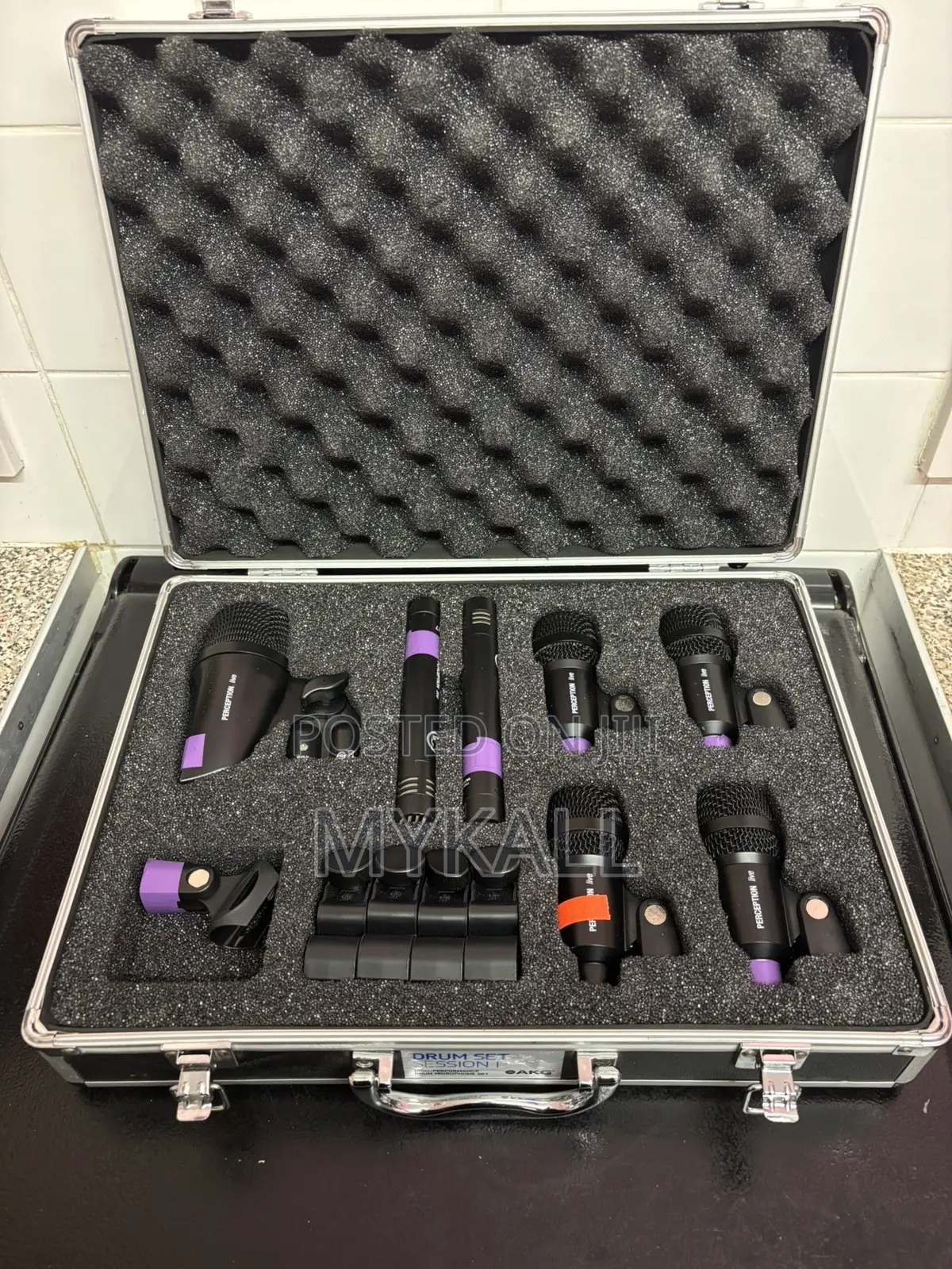 Akg Drum Set Session 1 7pc Mic Pack With Case