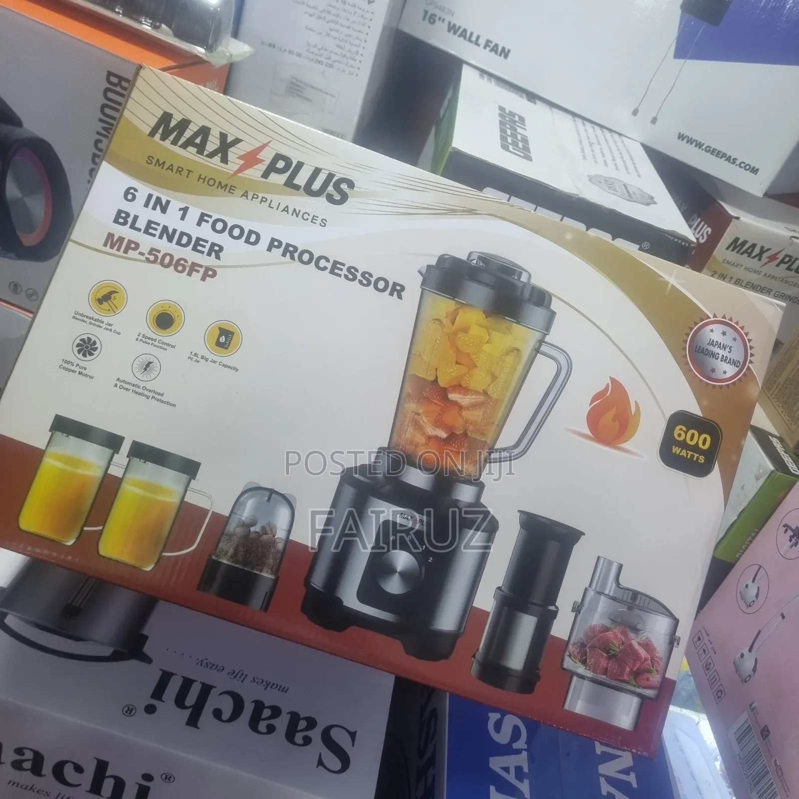6 in 1 Food Processor Max Plus Blender