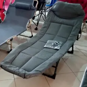 Foldable Adjustable Camping Bed Lounge Chair – Portable Outdoor