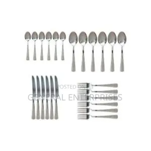 24-Piece Stainless Steel Cutlery Set