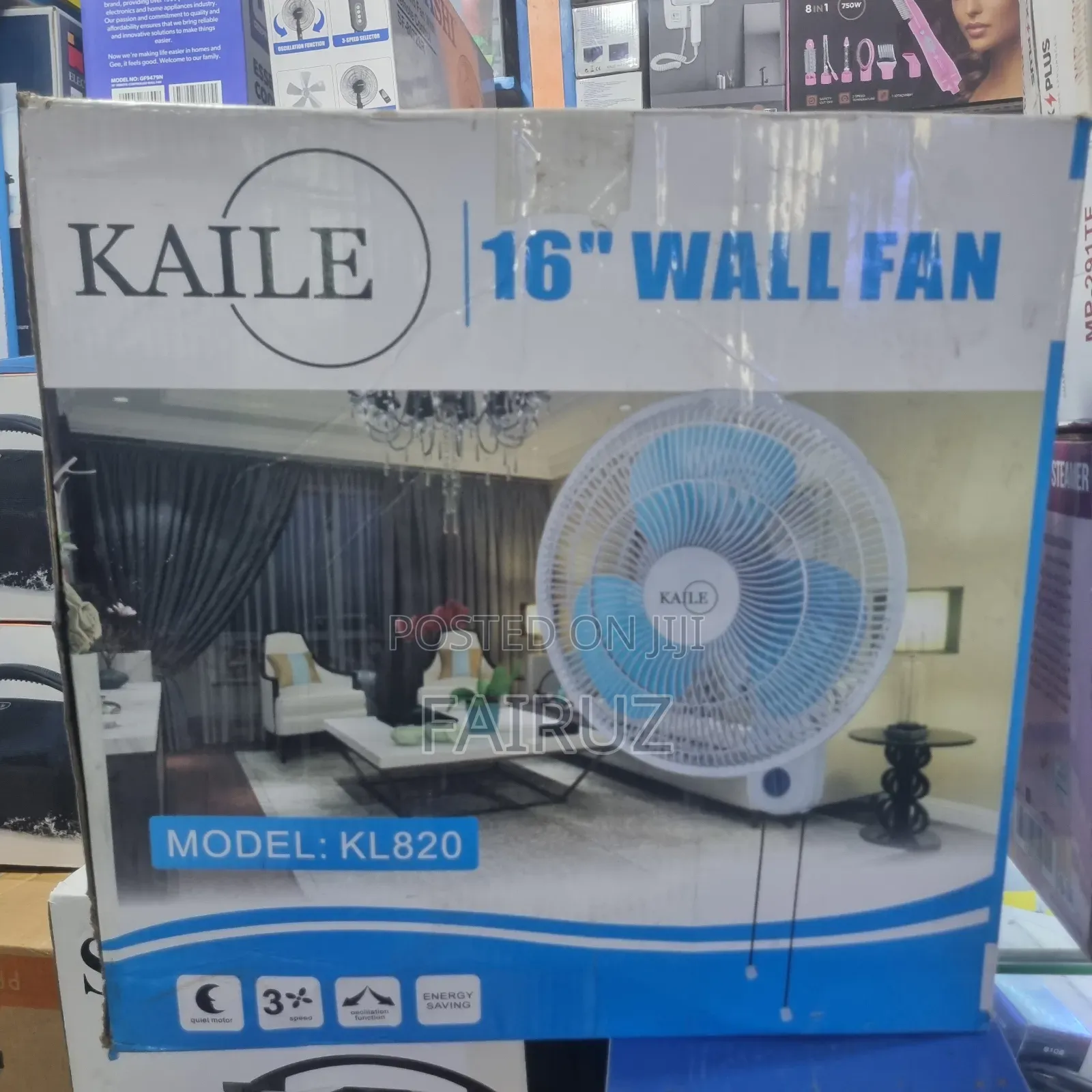 Kaile Electric Wall Fan 16-Inch