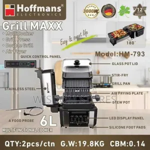 Hoffmans Grill Maxx Multifunctional Cooker.