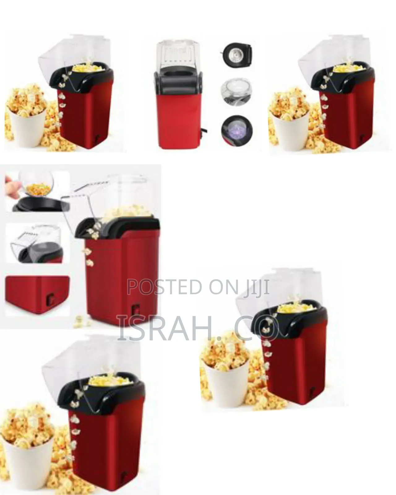 Sokany Hot Air Portable Popcorn Maker Popper Machine