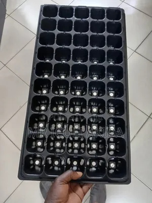50cells Black Plastic Seedling Starter Tray Used for Germinating Seeds