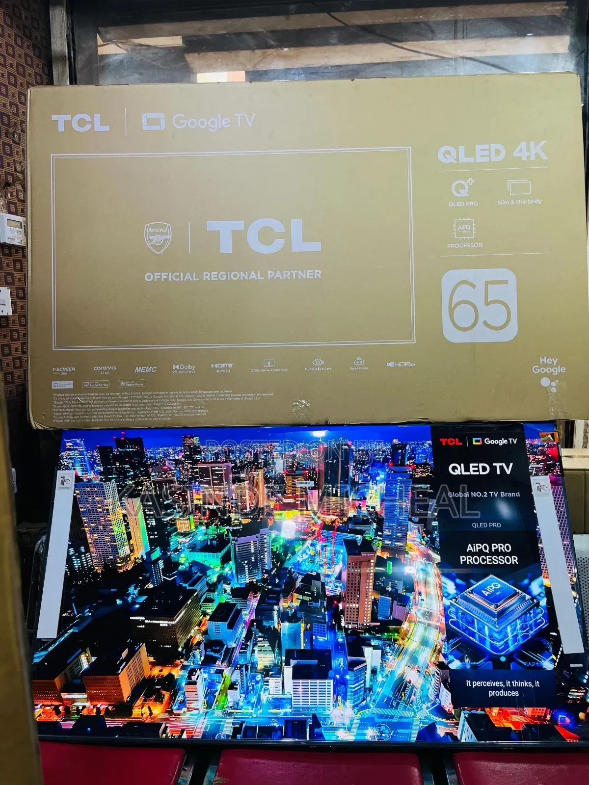 Qled 65inches TCL Google Tv