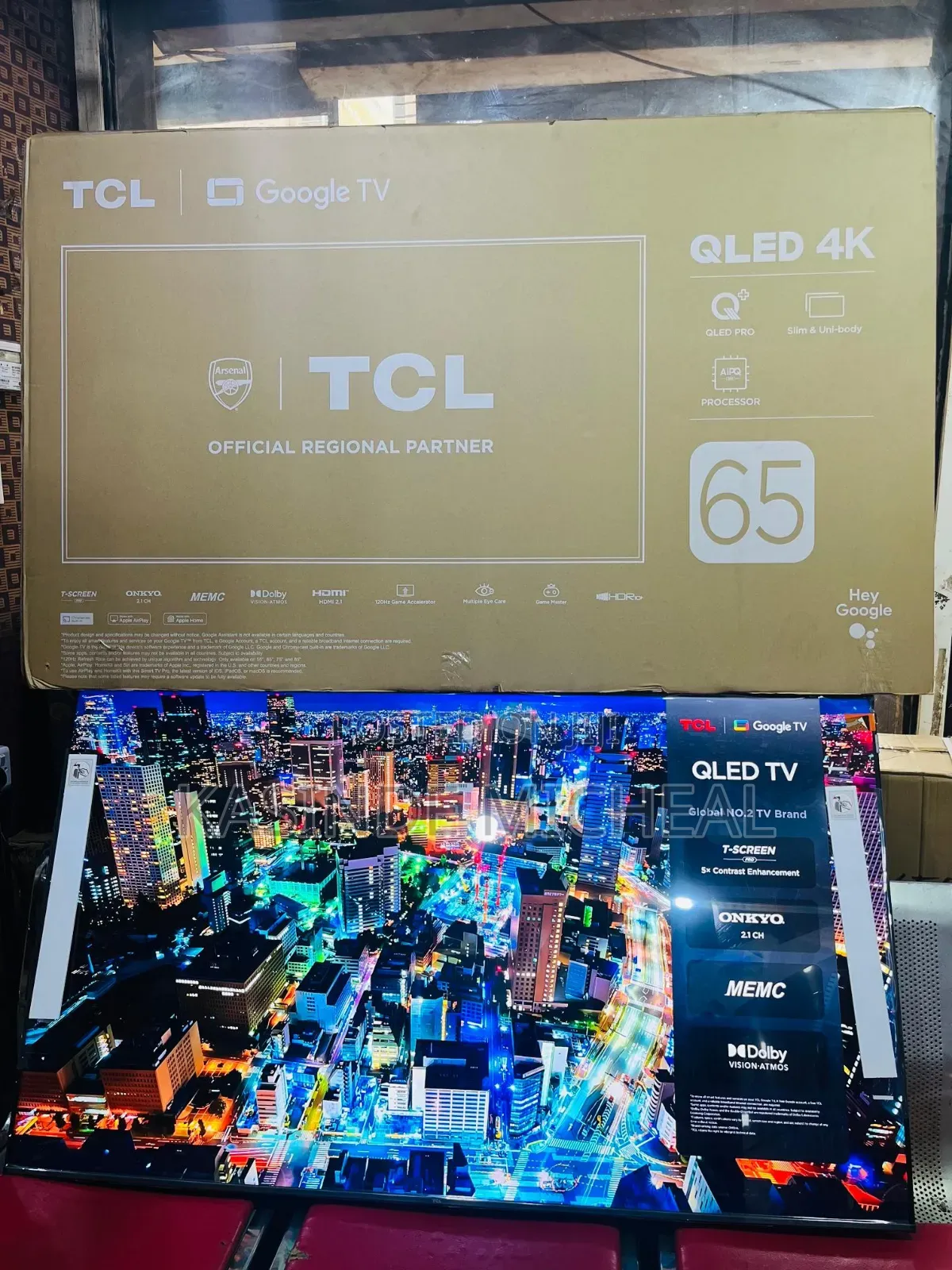 Qled 65inches TCL Google Tv