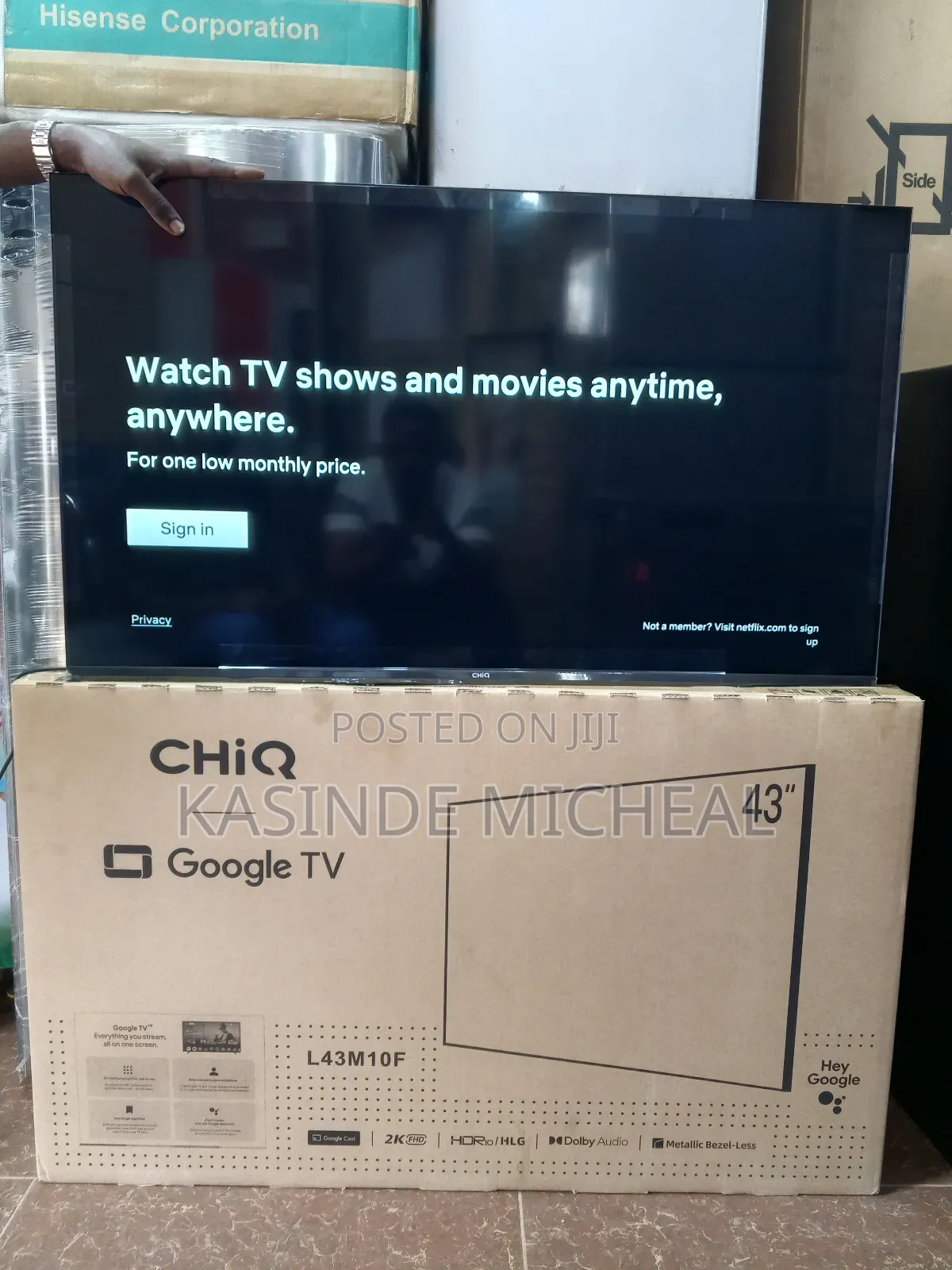 43inches Chiq Google Tv