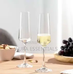 6pcs Elegant Champagne Flutes/Champagne Glasses