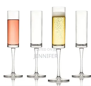 6pcs Utopia Lucent Level Champagne Flutes Glasses