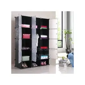 Elegant Plastic Wardrobe Not Assembled