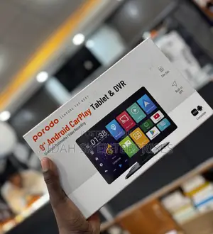 Porodo 9" Android Carplay Tablet Unlimited DVR for Multimedia