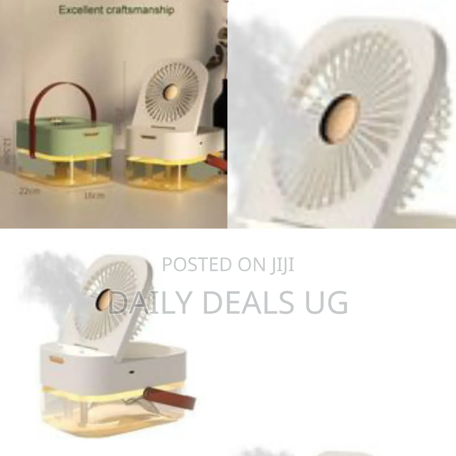 Portable Desktop Misting Fan