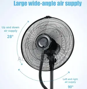 Oscillating Pedestal Fan With Mist