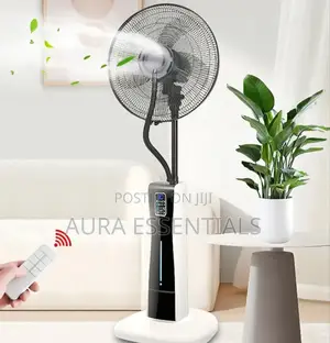 Oscillating Pedestal Fan With Mist