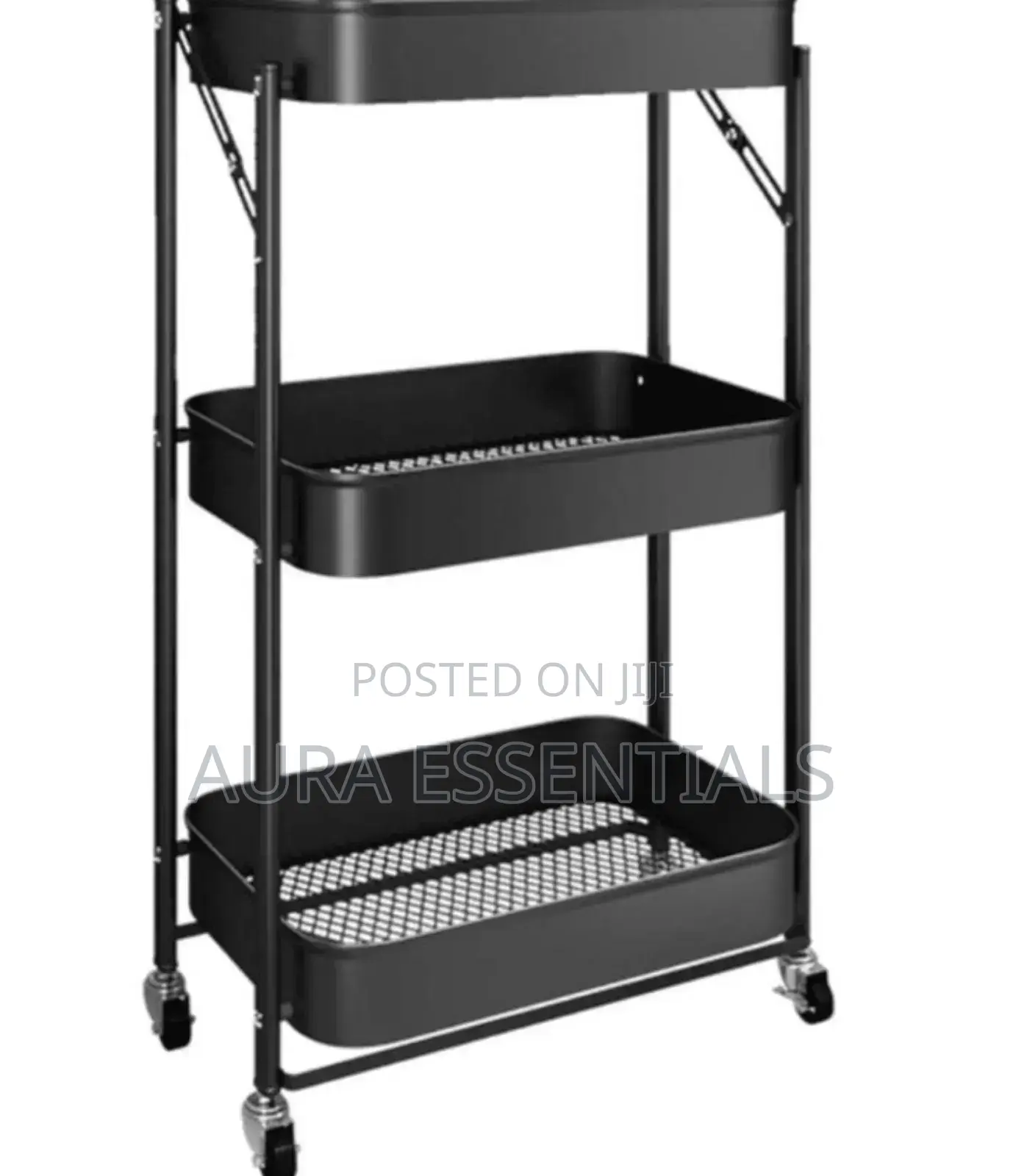3-Tier Rolling Utility Carts