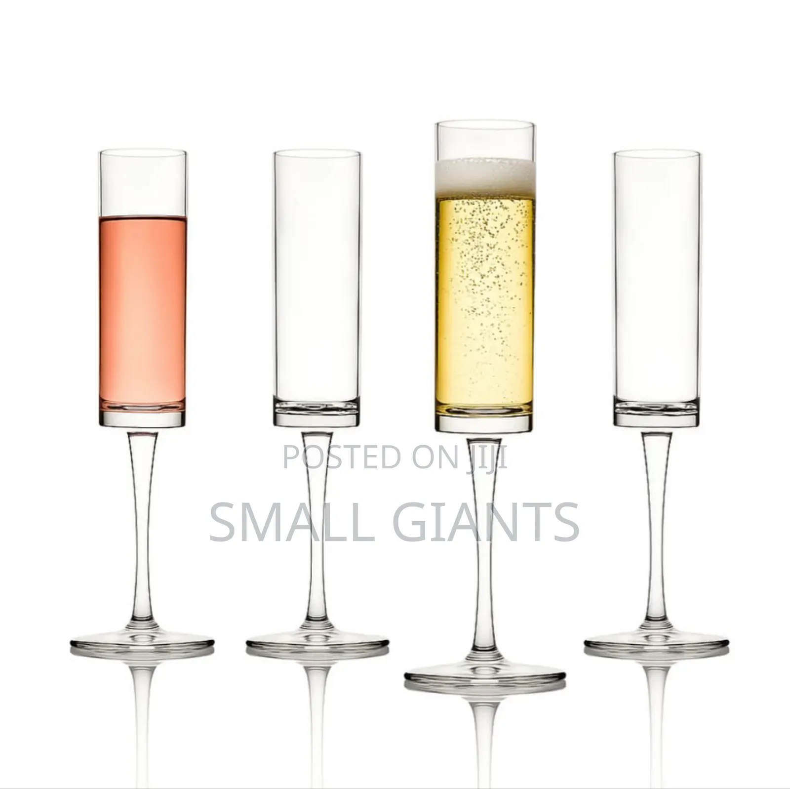 6pcs Utopia Lucent Level Champagne Flutes Glasses