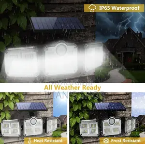Solar-Powered Led Security Floodlight 