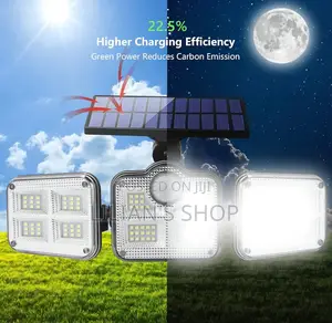 Solar-Powered Led Security Floodlight 