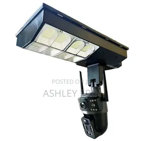 2-in-1 Solar-Powered Street Light and Ai Security Camera System