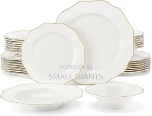 24-Pieces Malacasa Lotus Dinnerware Set