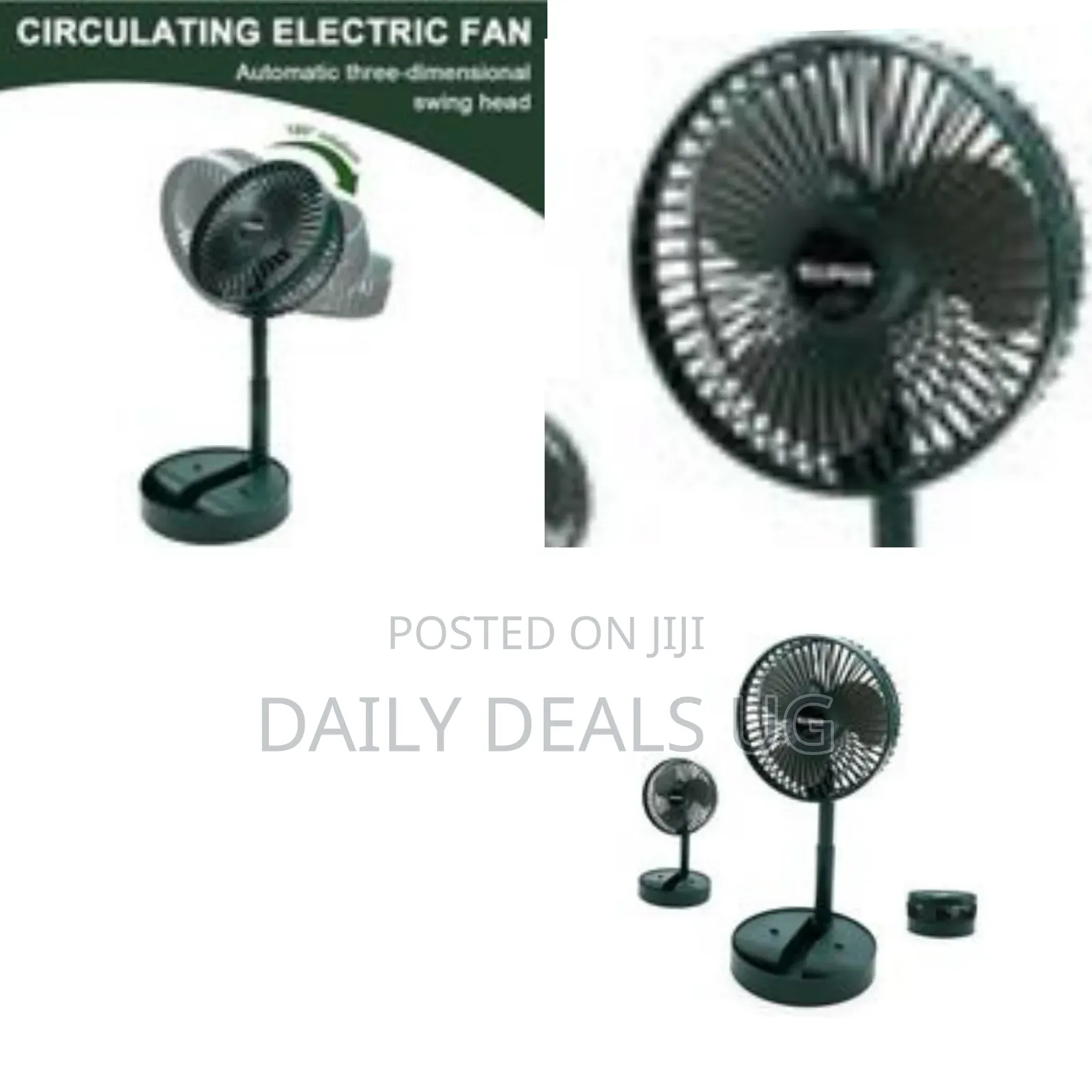 Usb Rechargeable Desk Fan