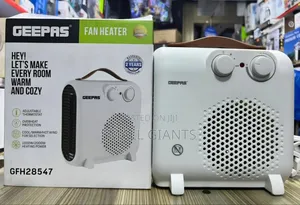 Geepas Portable Fan Heater, Model Gfh28547.