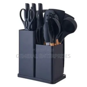 19-Piece Silicone Kitchenware Utensil Set