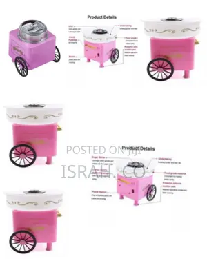 Mini Electric Floss Cotton Candy Maker Cart Sugar Yarn Machine-