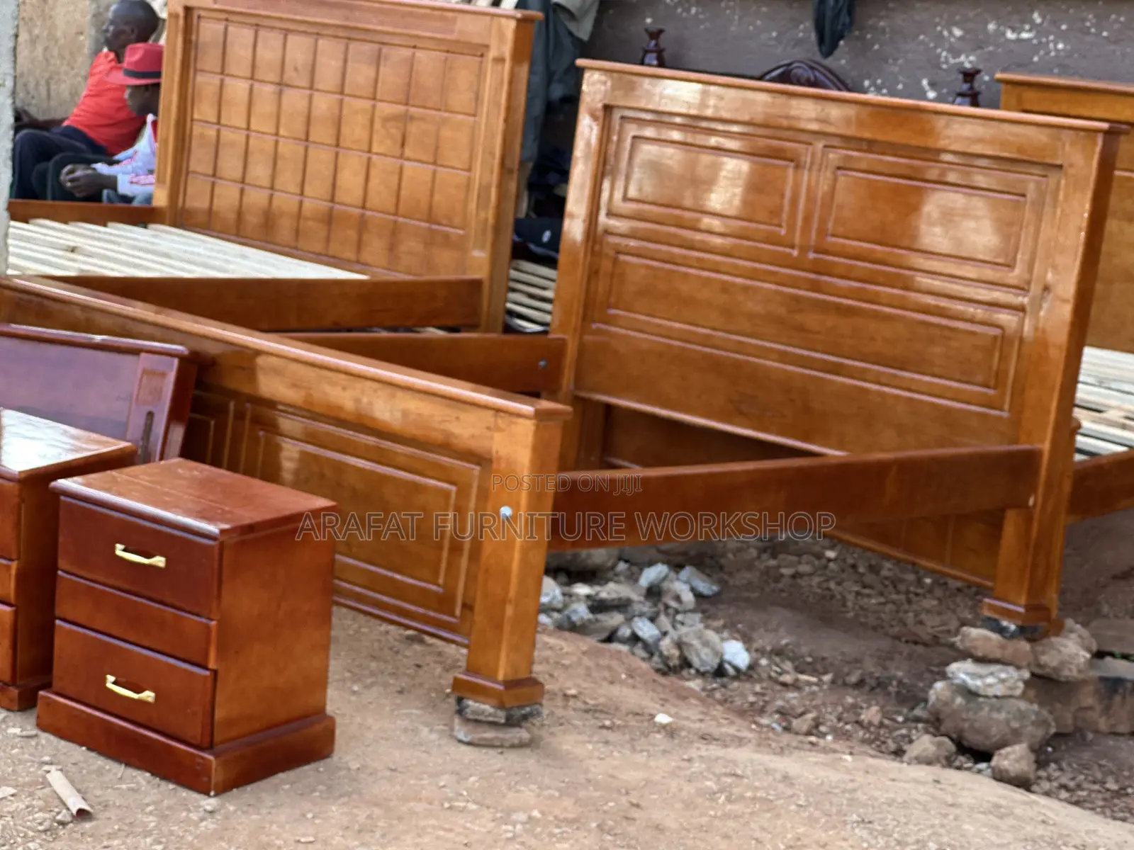 Pure Wooden Trendy Bed
