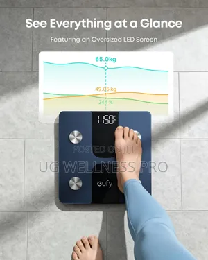 Smart Digital Bathroom Scale With Bluetooth Wireless Weight Fat LBS/Kg
