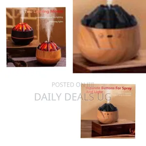 Portable Volcano-Style Humidifier and Essential Oil Diffuser
