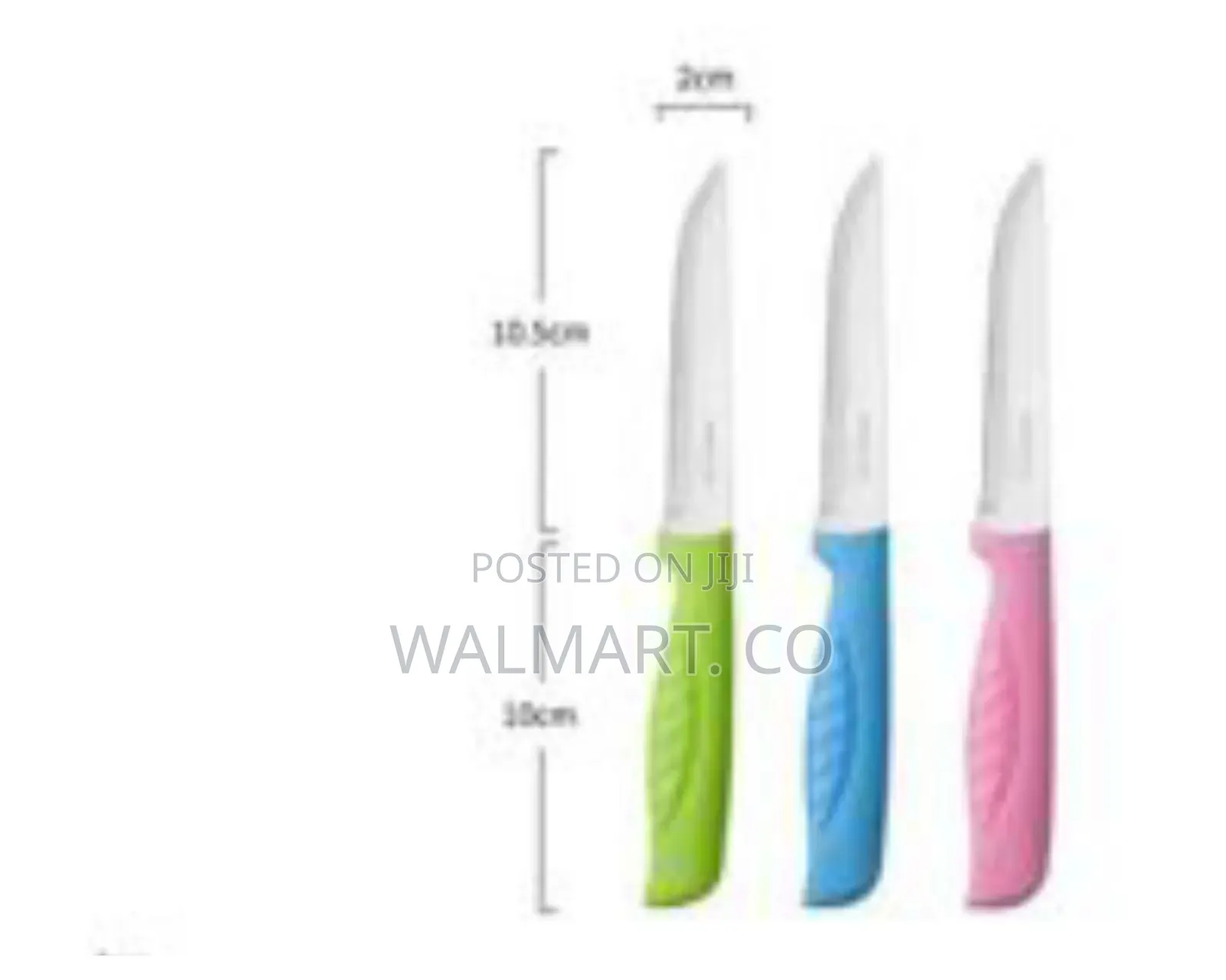 Pack of 6 Sharp Mini Knives Multicolor