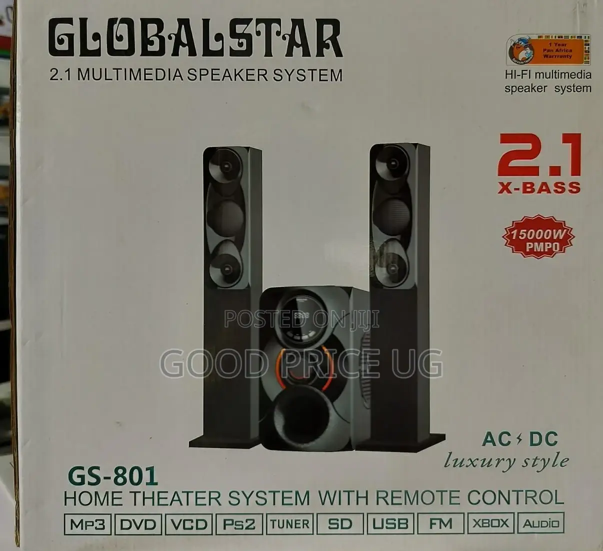 Globalstar Gs-801 2.1 Multimedia Speaker System