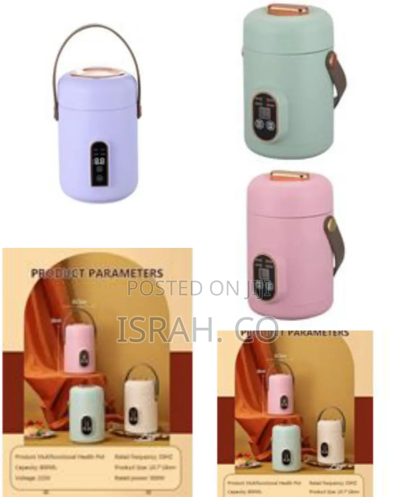1200ml Automatic Insulation Mini Electric Slow Cooker Kettle Smart