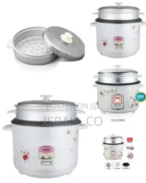 Sanford 2. 8litre Rice Cooker Steamer Pot- White