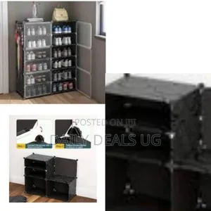 Modular Cube Shoe Organizer