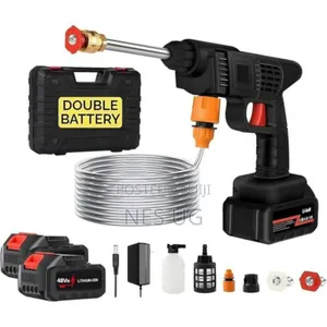 Cordless Portable High Pressure Car Washer Machine With 2 Batteries